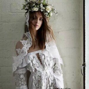 For Love & Lemons Off Shoulder Tunic Dress